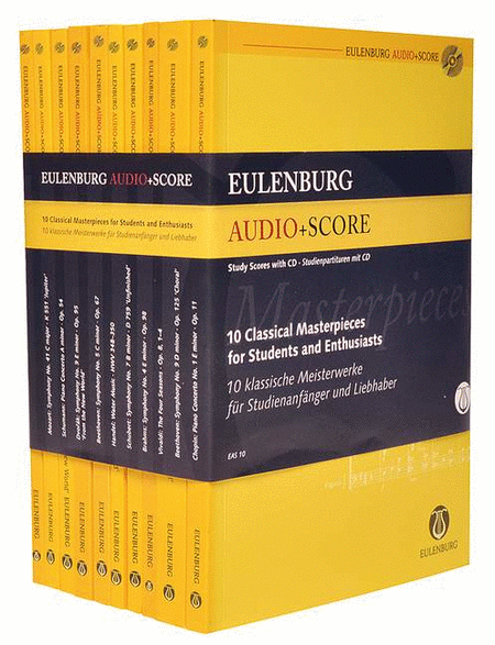 10 Classical Masterpieces For Students And Enthusiasts (10 Eulenburg Audio+score Set)
