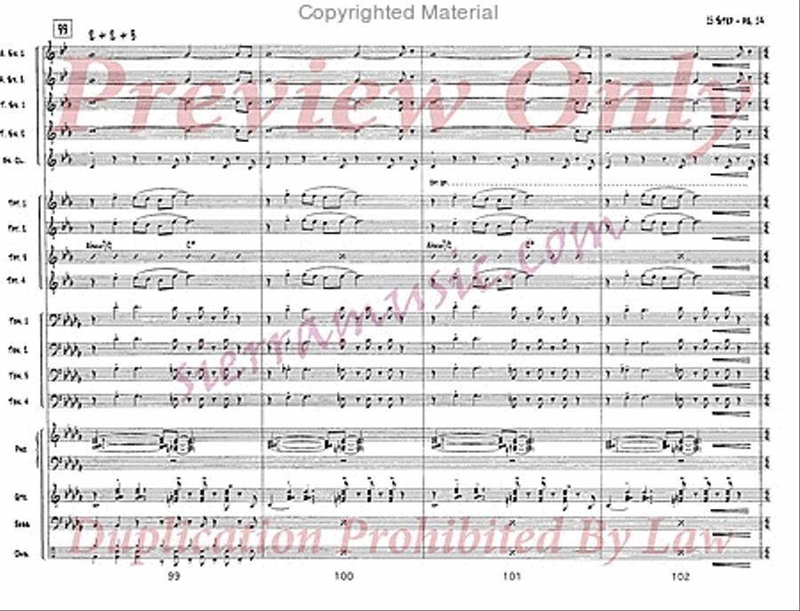 Boop Boo Be Doop Jazz Ensemble scores gallery preview page 15
