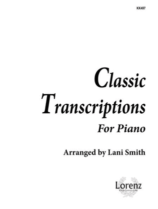 Book cover for Classic Transcriptions for Piano