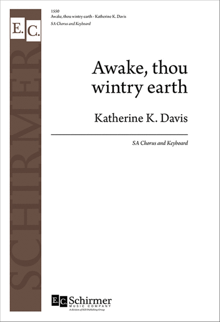 Awake, thou wintry earth Awake, thou wintry earth SA scores gallery preview page 1