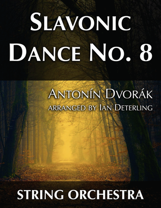 Book cover for Slavonic Dance No. 8 (arr. for string orchestra)