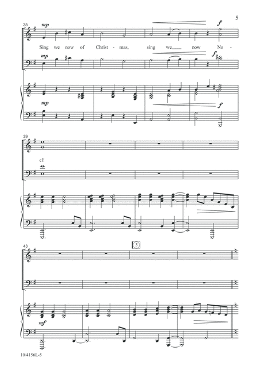 Noel Festival Noel Festival 4-Part scores gallery preview page 5