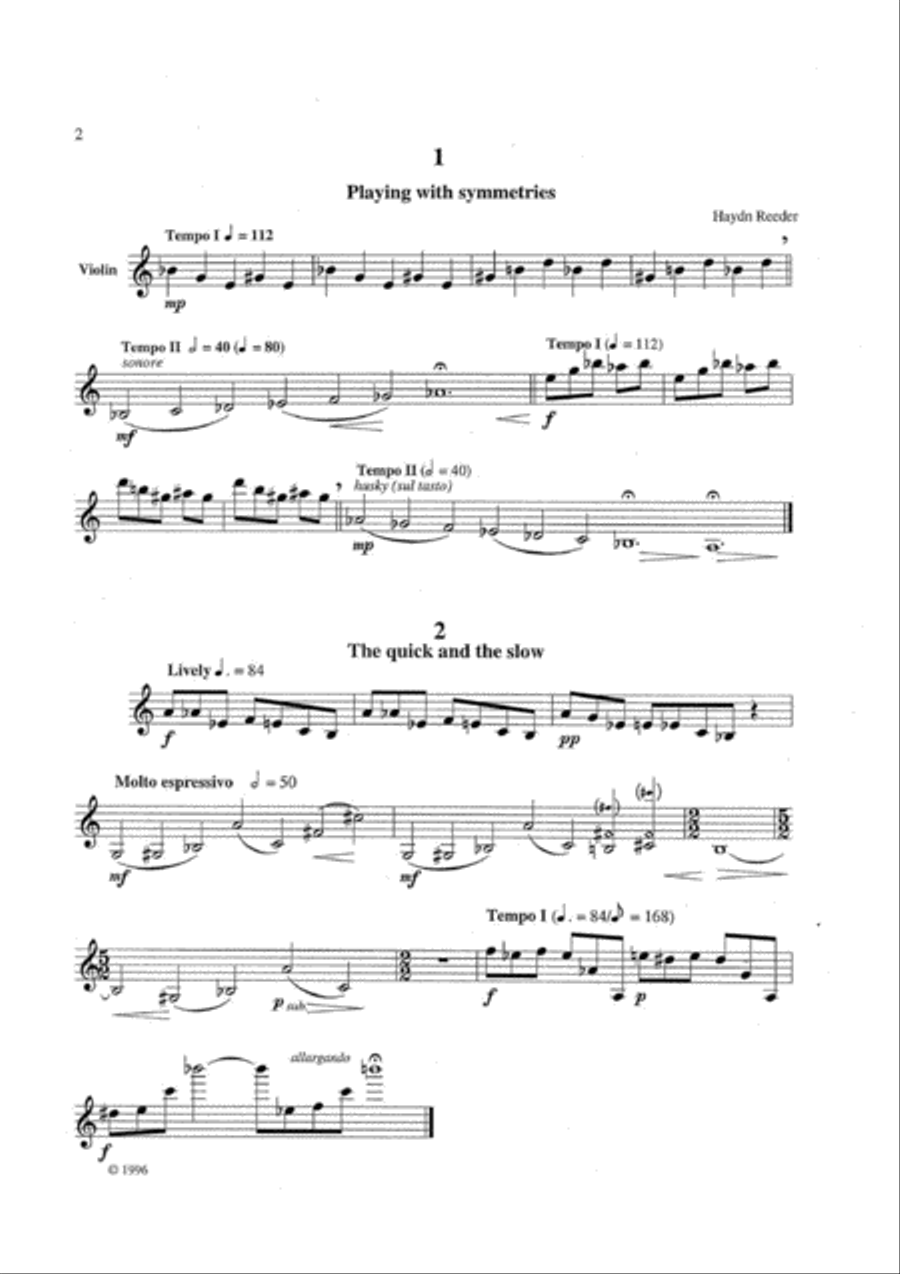 Music for a Magical Instrument Violin Solo scores gallery preview page 3