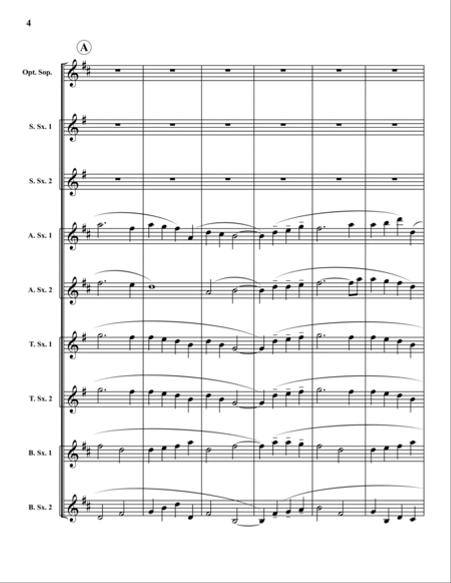 Irish Tune from County Derry SSAATTBB scores gallery preview page 4