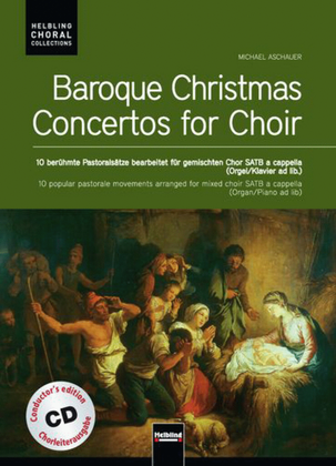 Book cover for Baroque Christmas Concertos For Choir