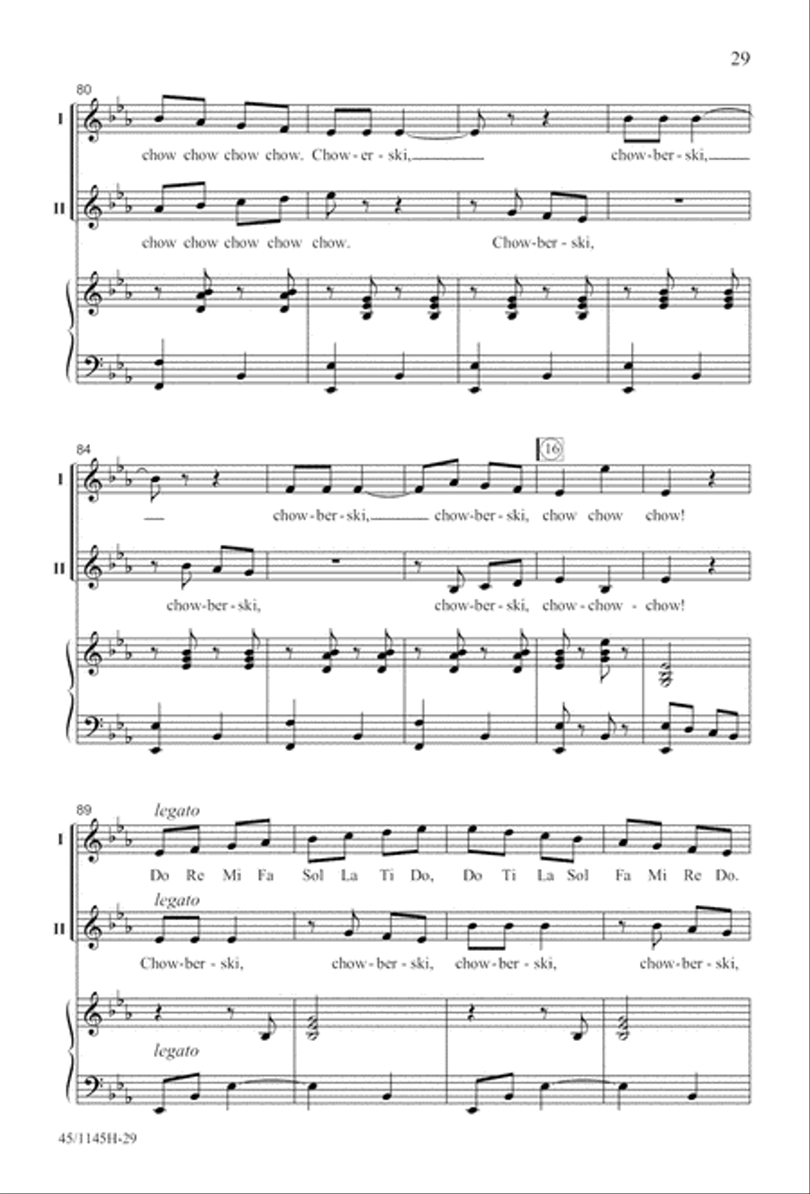 We Sing the World Around 2-Part scores gallery preview page 30