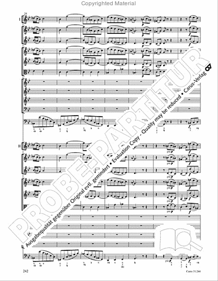St. Matthew Passion (Matthaus-Passion) 4-Part scores gallery preview page 244