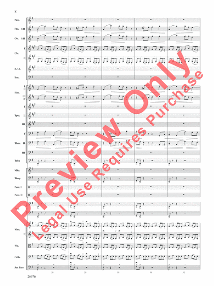 Star Wars Epic -- Part I, Suite from the Full Orchestra scores gallery preview page 9