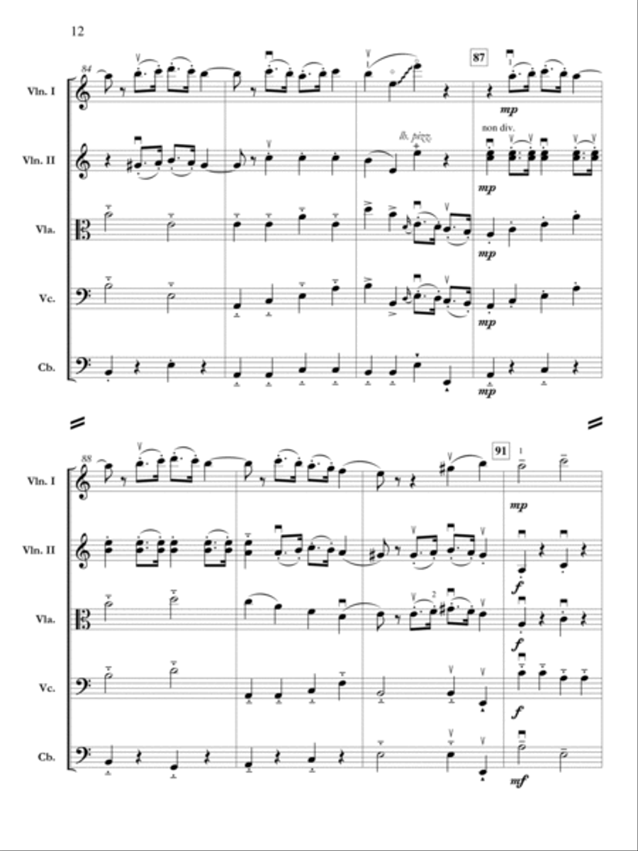 Fogland Beach Blues Orchestra scores gallery preview page 12