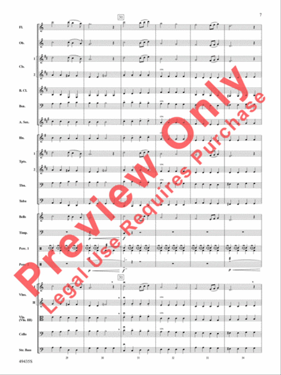 Graduation Suite Full Orchestra scores gallery preview page 8