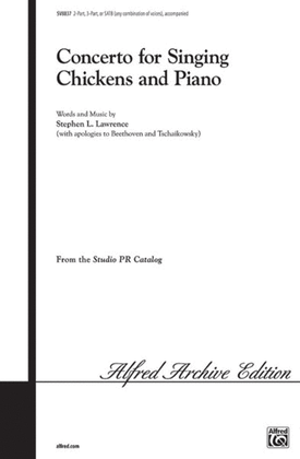 Book cover for Concerto for Singing Chickens and Piano