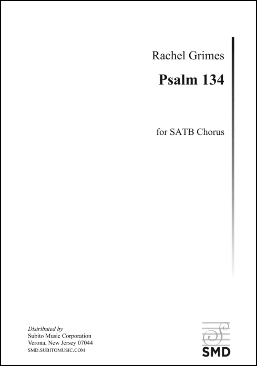 Psalm 134 Psalm 134 4-Part scores gallery preview page 1