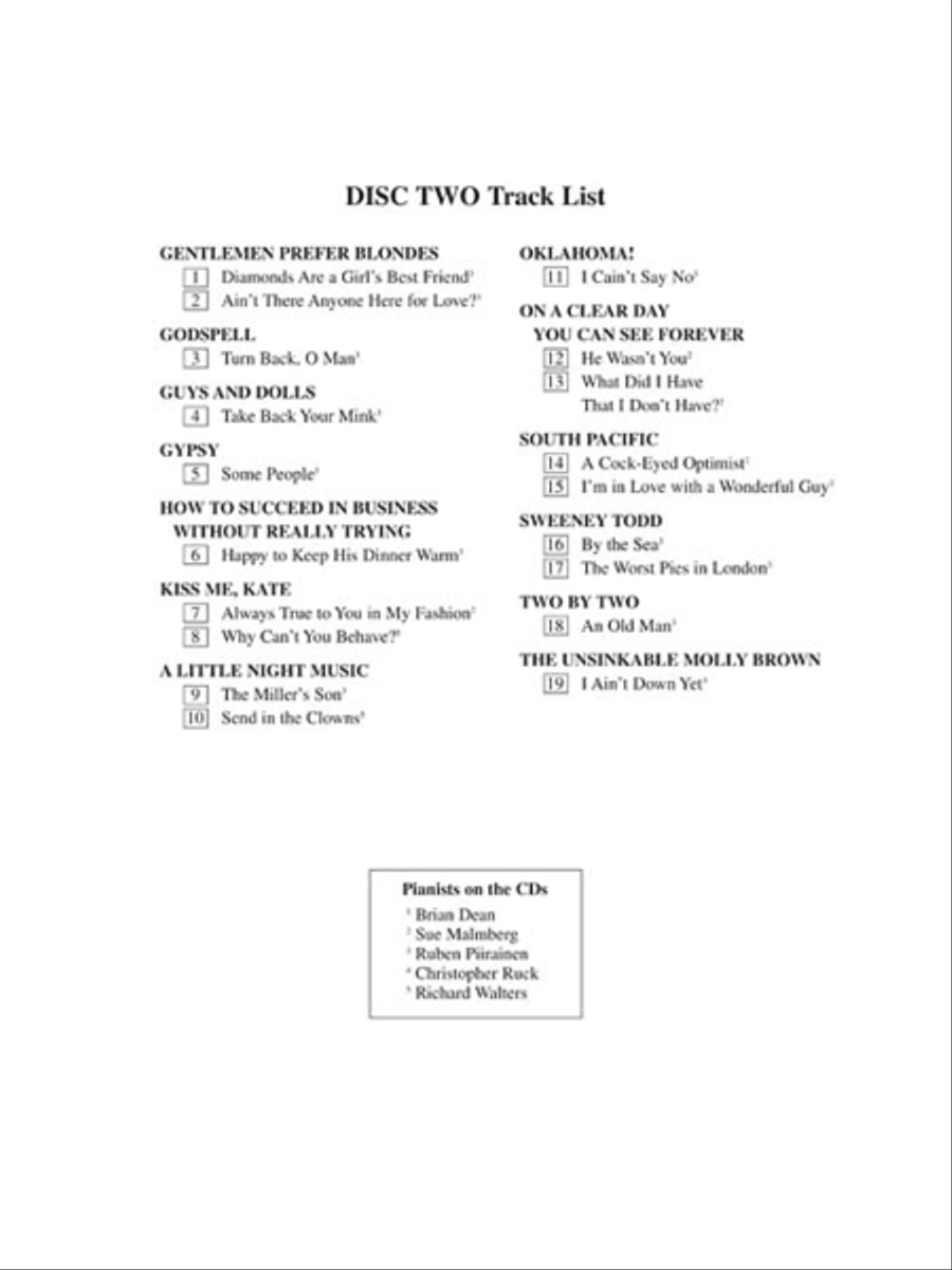 The Singer's Musical Theatre Anthology – Volume 1, Revised Mezzo-Soprano Voice scores gallery preview page 4