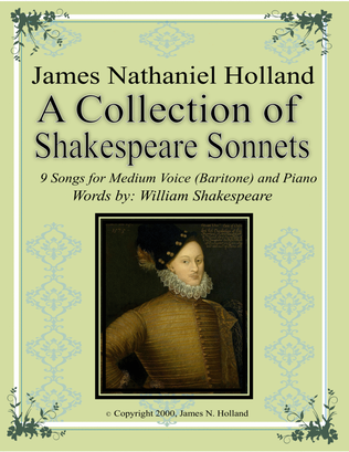 A Collection of Shakespeare Sonnets for Medium Voice (Baritone) and Piano