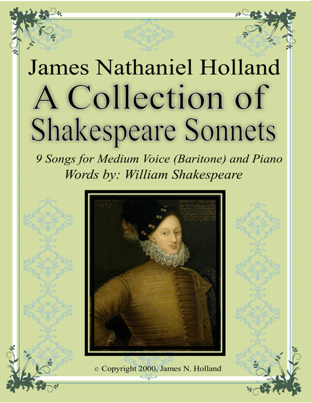 A Collection of Shakespeare Sonnets for Medium Voice (Baritone) and Piano image number null