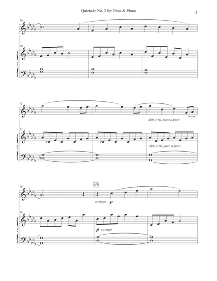 Quietude No. 2 - Oboe & Piano image number null