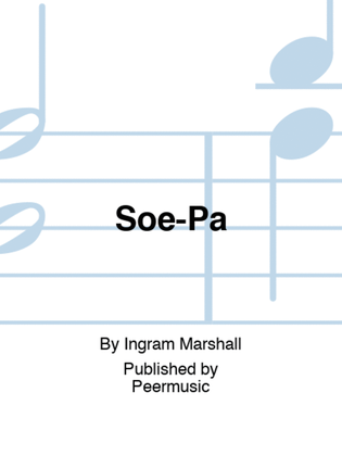 Book cover for Soe-Pa