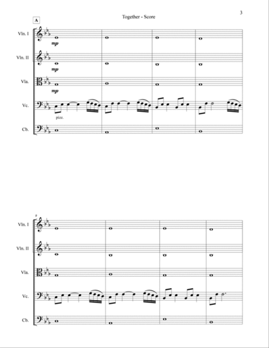 Together Together String Orchestra scores gallery preview page 3
