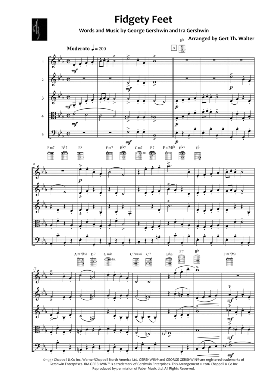 Fidgety Feet School and Community scores gallery preview page 1
