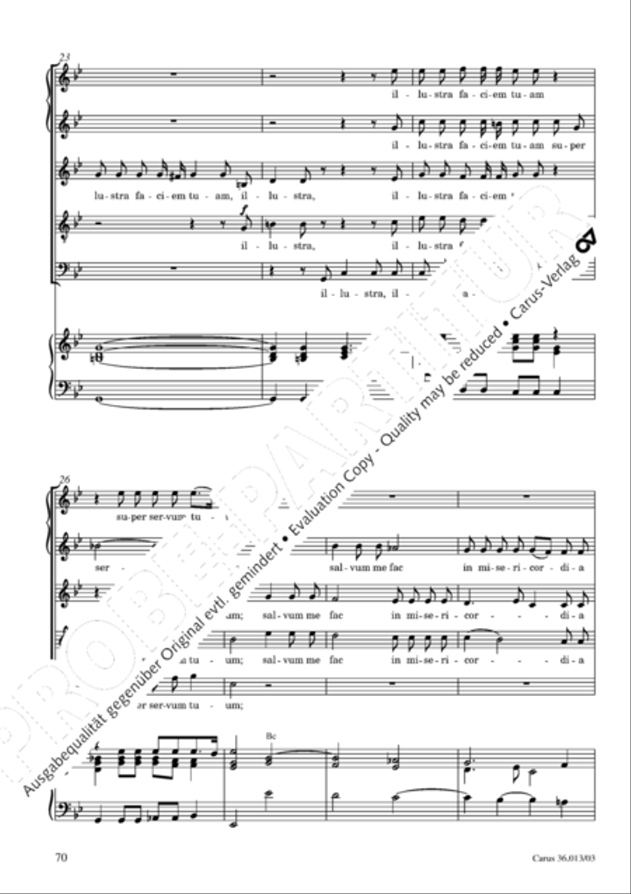 Membra Jesu nostri SSATB scores gallery preview page 71