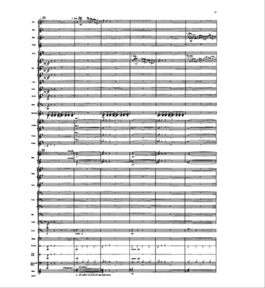 Concertino for Marimba and Winds Concert Band scores gallery preview page 39