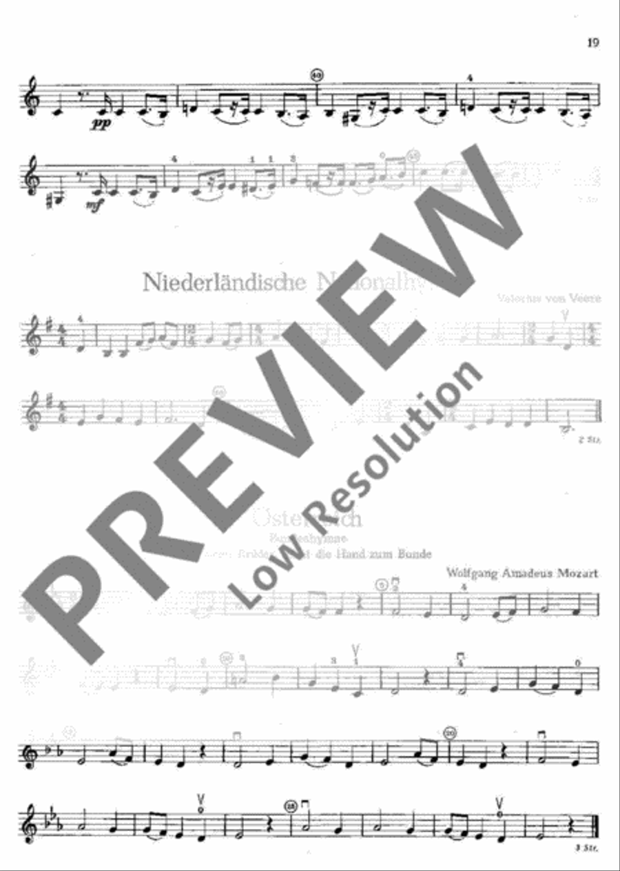Musik zur Feier Violin scores gallery preview page 20