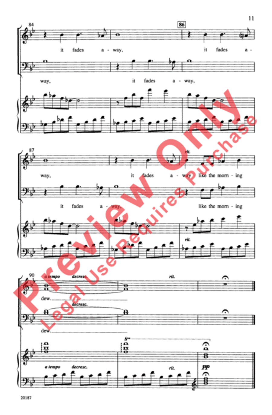 The Water Is Wide The Water Is Wide 4-Part scores gallery preview page 11