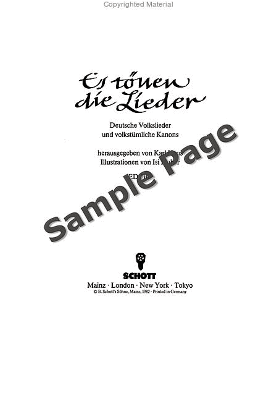 Es tonen die Lieder Recorder scores gallery preview page 2