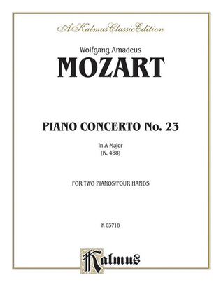 Book cover for Piano Concerto No. 23 in A, K. 488