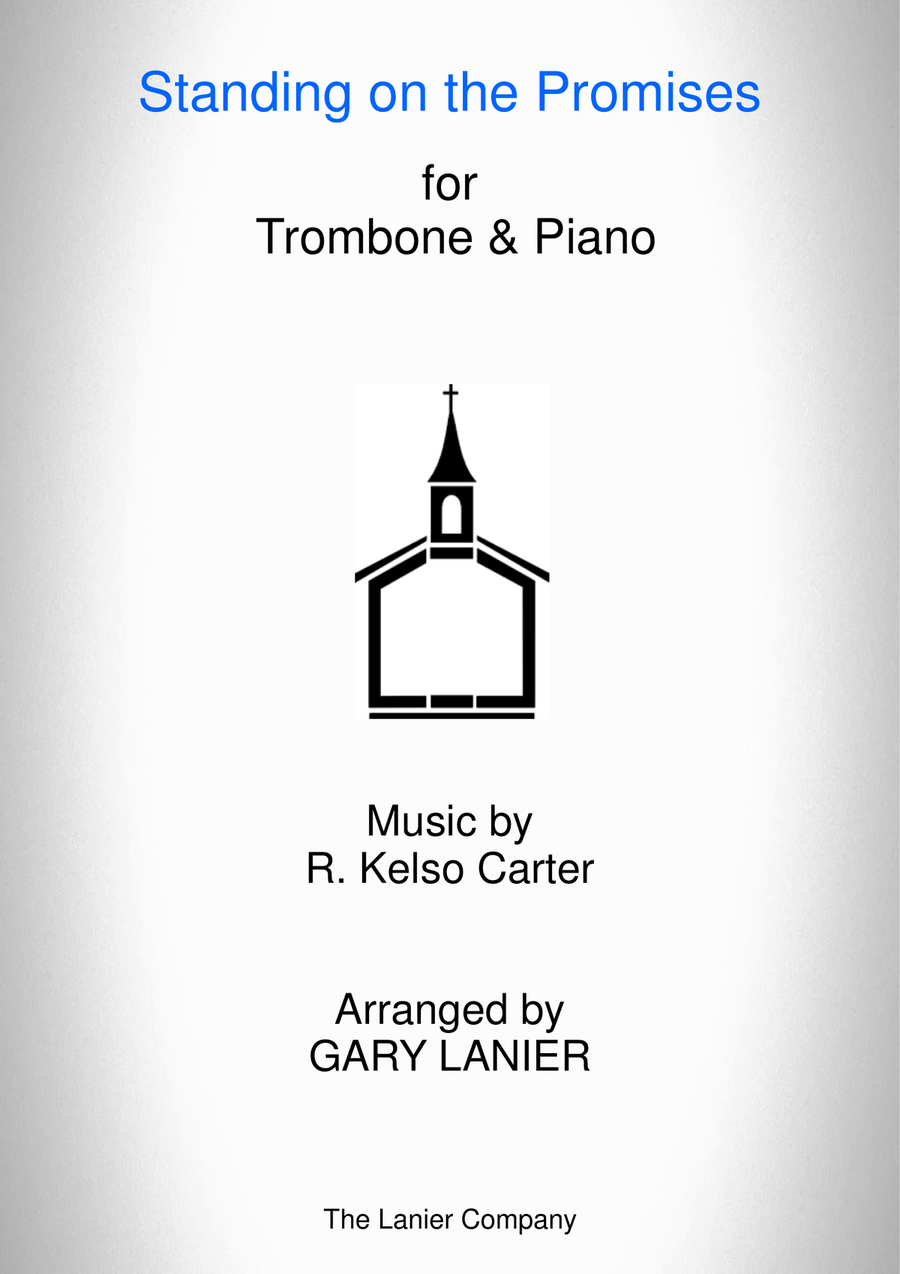 STANDING ON THE PROMISES (Trombone/Piano and Trombone Part) Piano scores gallery preview page 1
