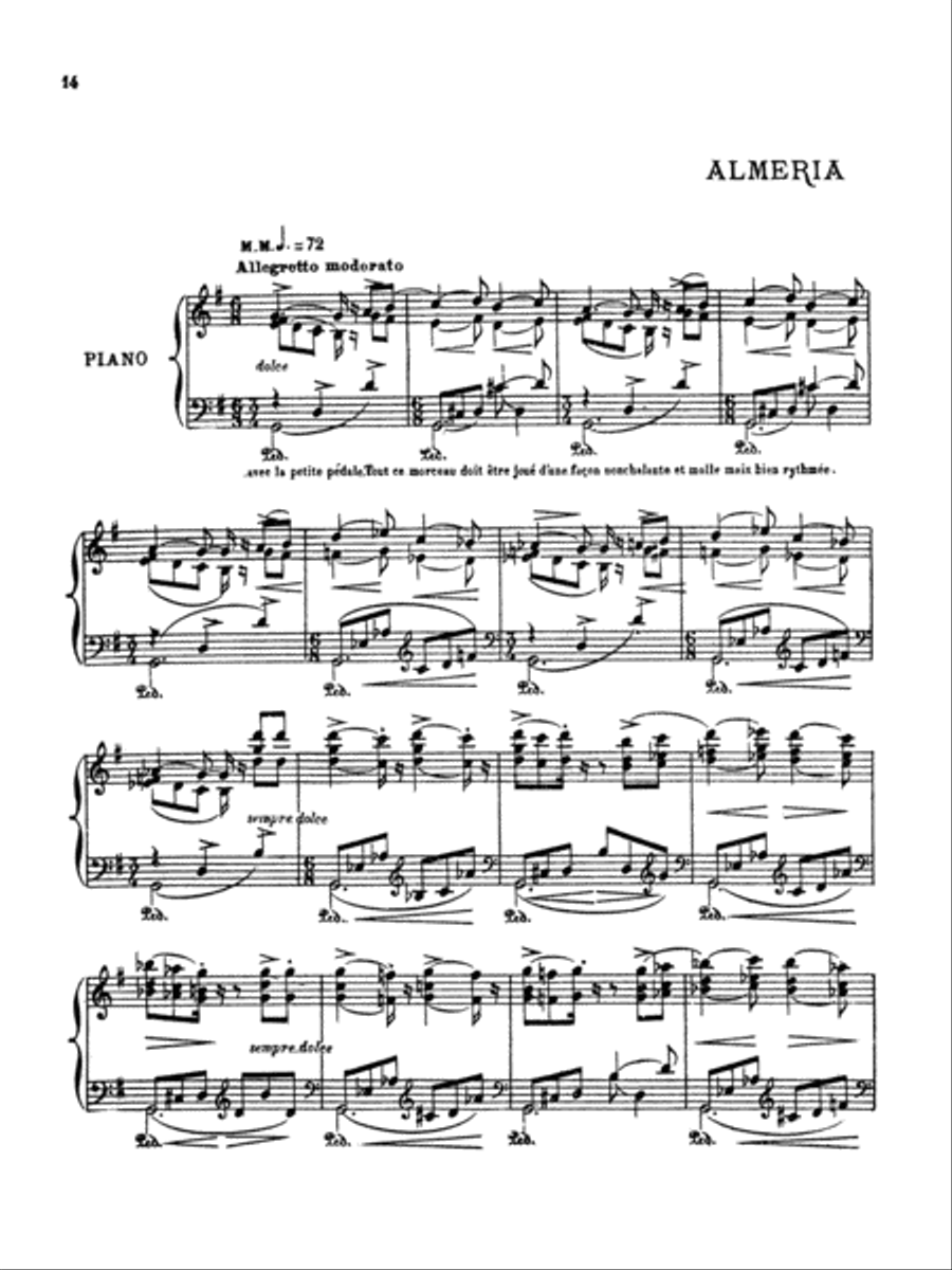 Albéniz: Iberia (Volume II) Piano Solo - Digital Sheet Music