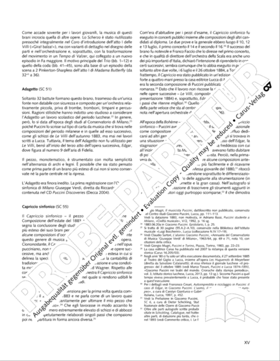 Edizione Nazionale delle Opere di Giacomo Puccini. II. Instrumental music; 1. Works for orchestra (vol. II/1) Score scores gallery preview page 16