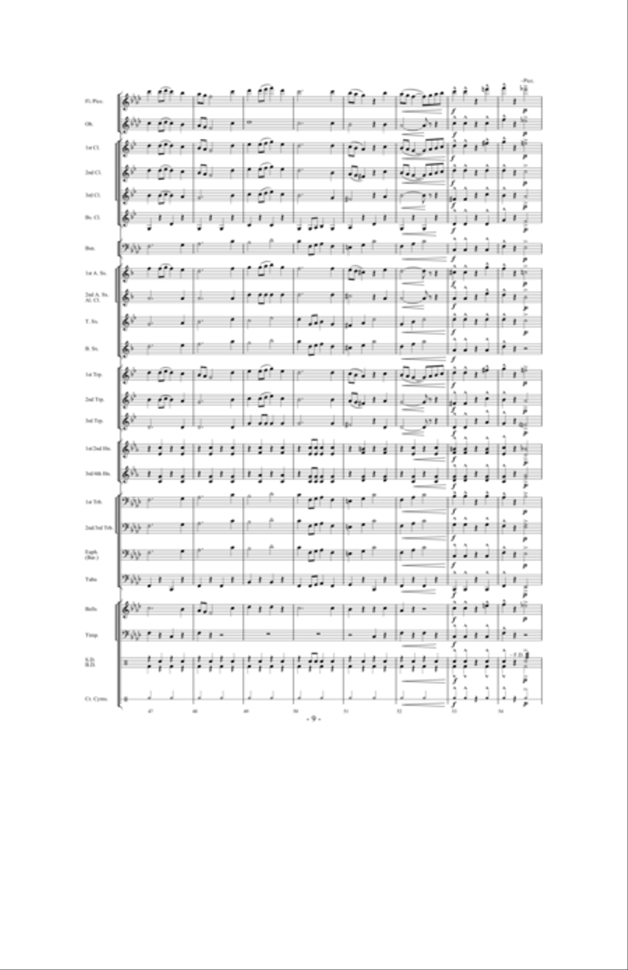 Burma Patrol Concert Band scores gallery preview page 8