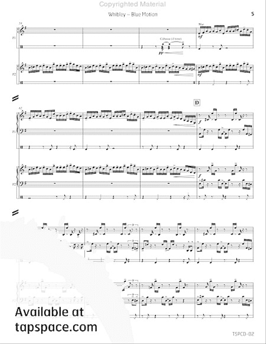 Blue Motion Blue Motion Double Bass scores gallery preview page 10