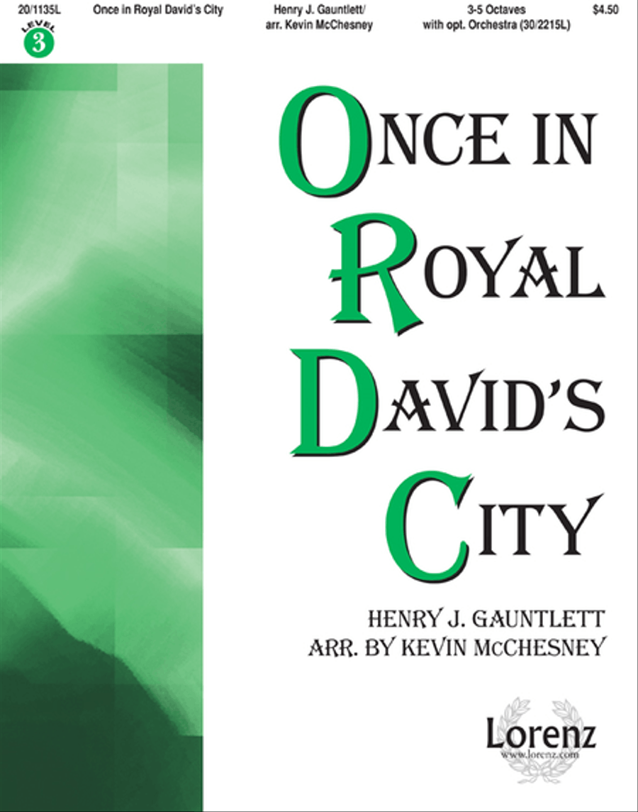 Once In Royal David's City