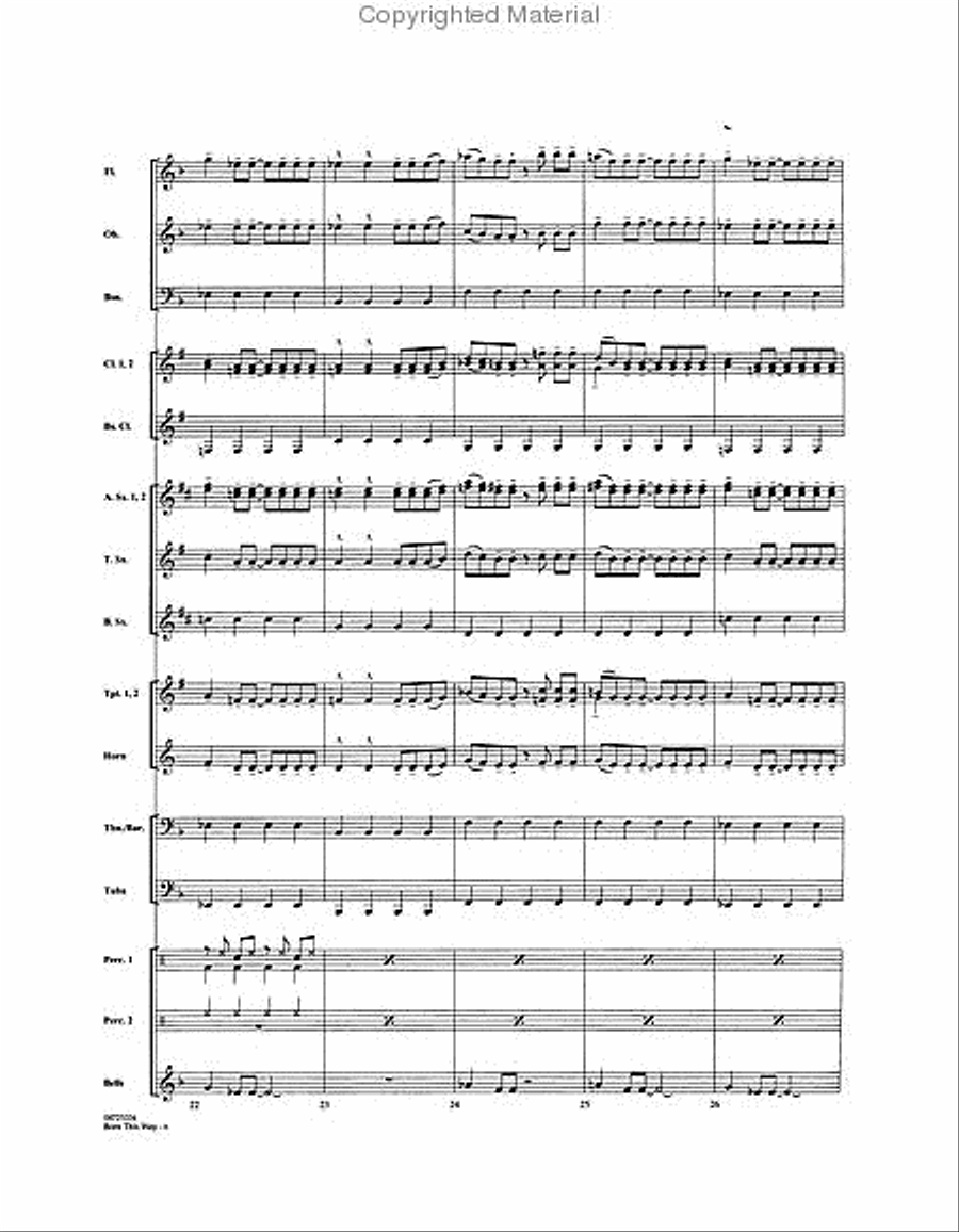 Born This Way Born This Way Concert Band scores gallery preview page 3