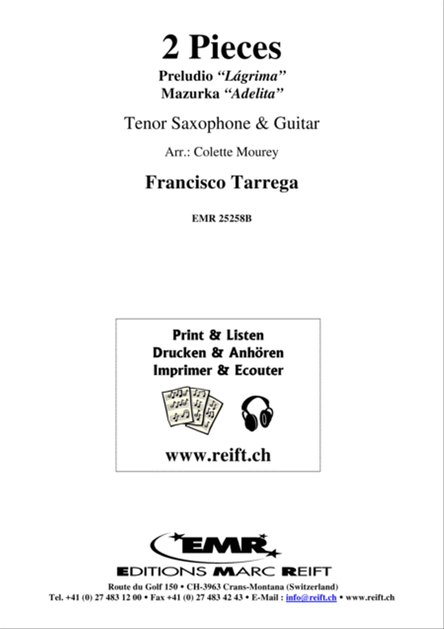 2 Pieces Tenor Saxophone scores gallery preview page 2