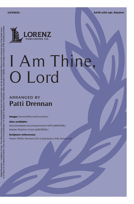 Book cover for I Am Thine, O Lord