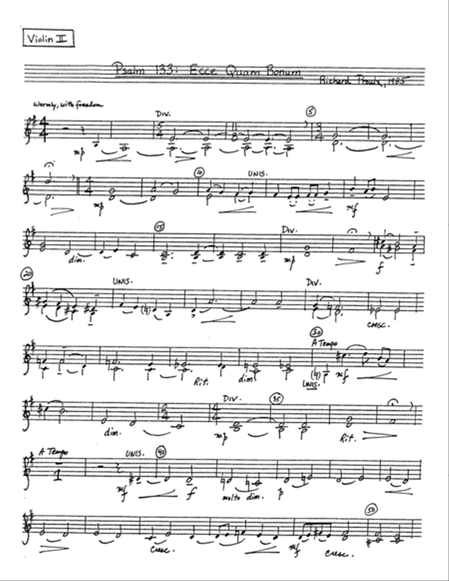 Psalm 133 Psalm 133 Choir scores gallery preview page 3