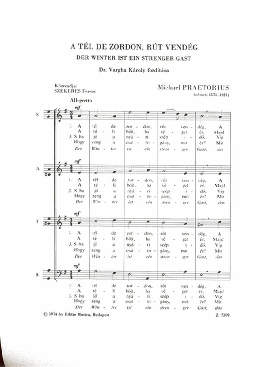 Old Masters' Mixed Choruses V21