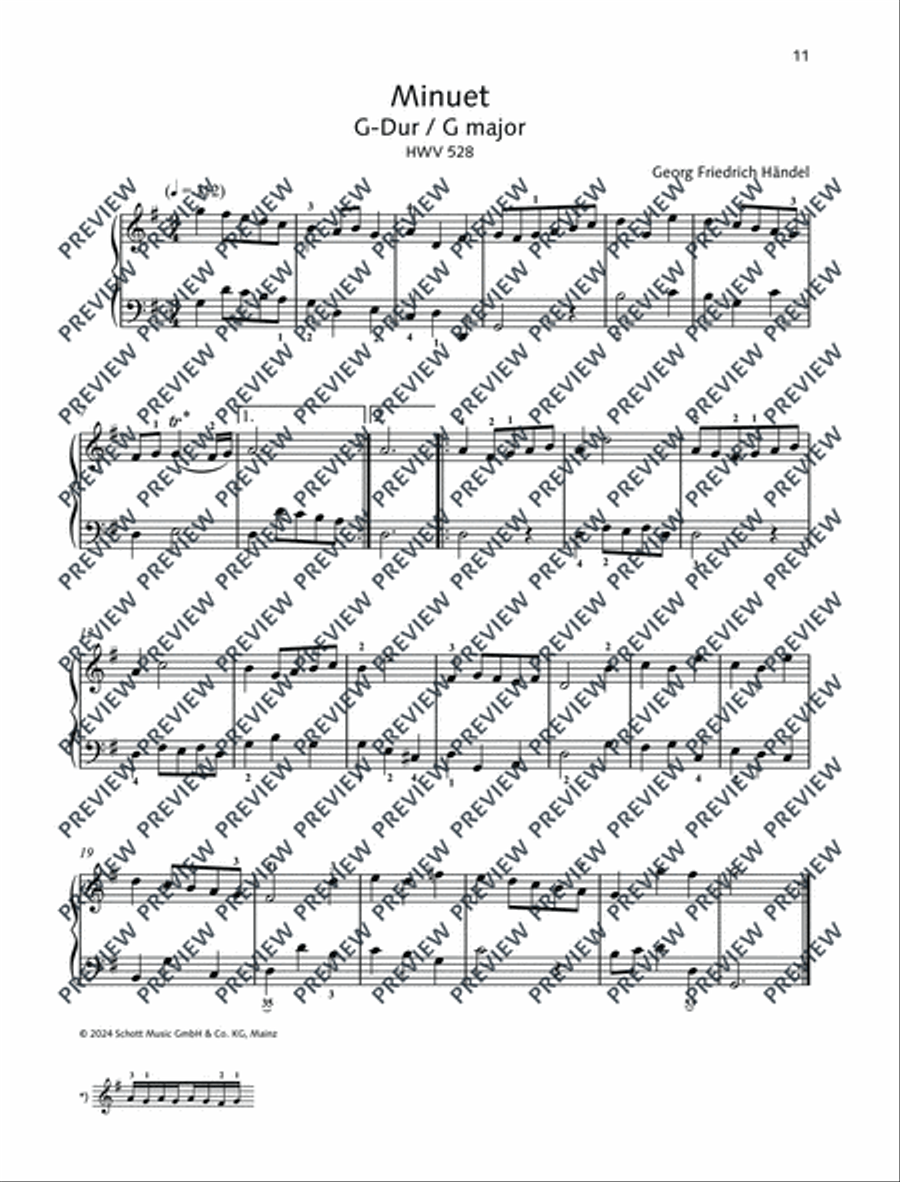 My First Handel Piano Solo scores gallery preview page 12