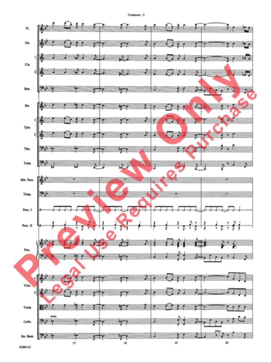 A Charlie Brown Christmas Full Orchestra scores gallery preview page 8