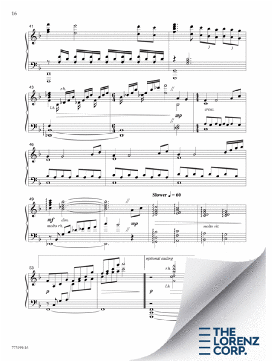 I Come To Thee Piano Solo scores gallery preview page 17