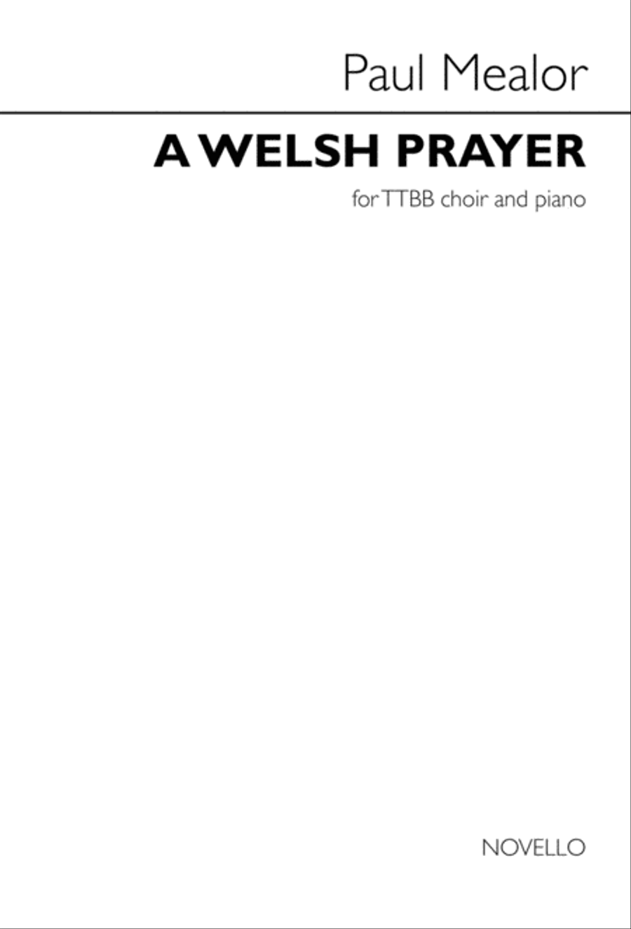 A Welsh Prayer TTBB scores gallery preview page 1