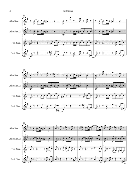 La Cumparsita (AATB Sax Quartet) image number null