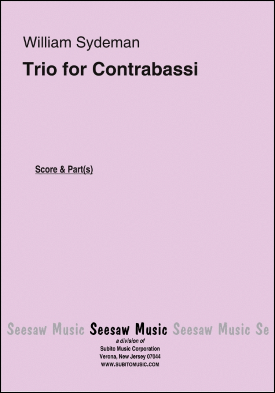 Trio Trio Set of Parts scores gallery preview page 1