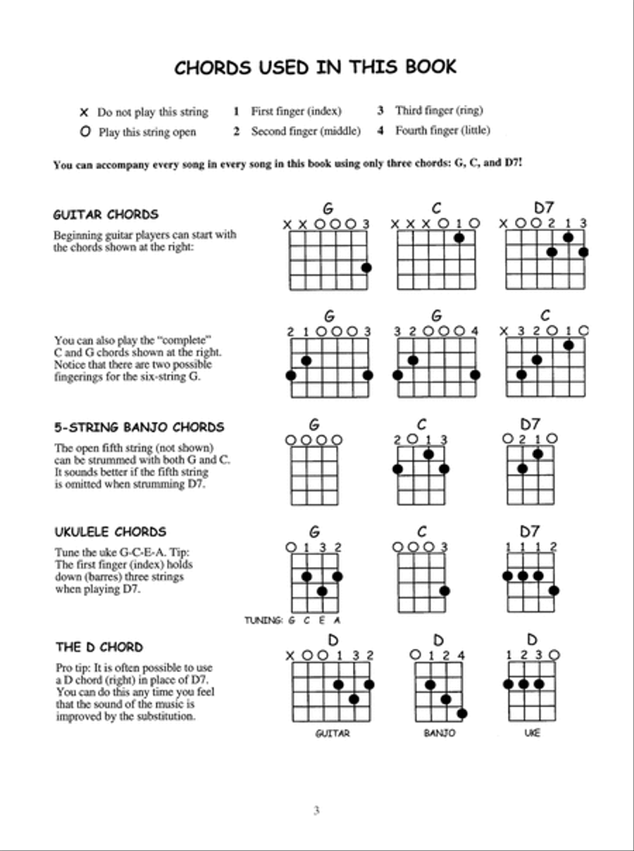 101 Three-Chord Country & Bluegrass Songs Acoustic Guitar scores gallery preview page 9