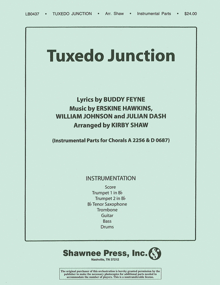 Tuxedo Junction Tenor Sax, Trobone, Guitar, Bass & Drums