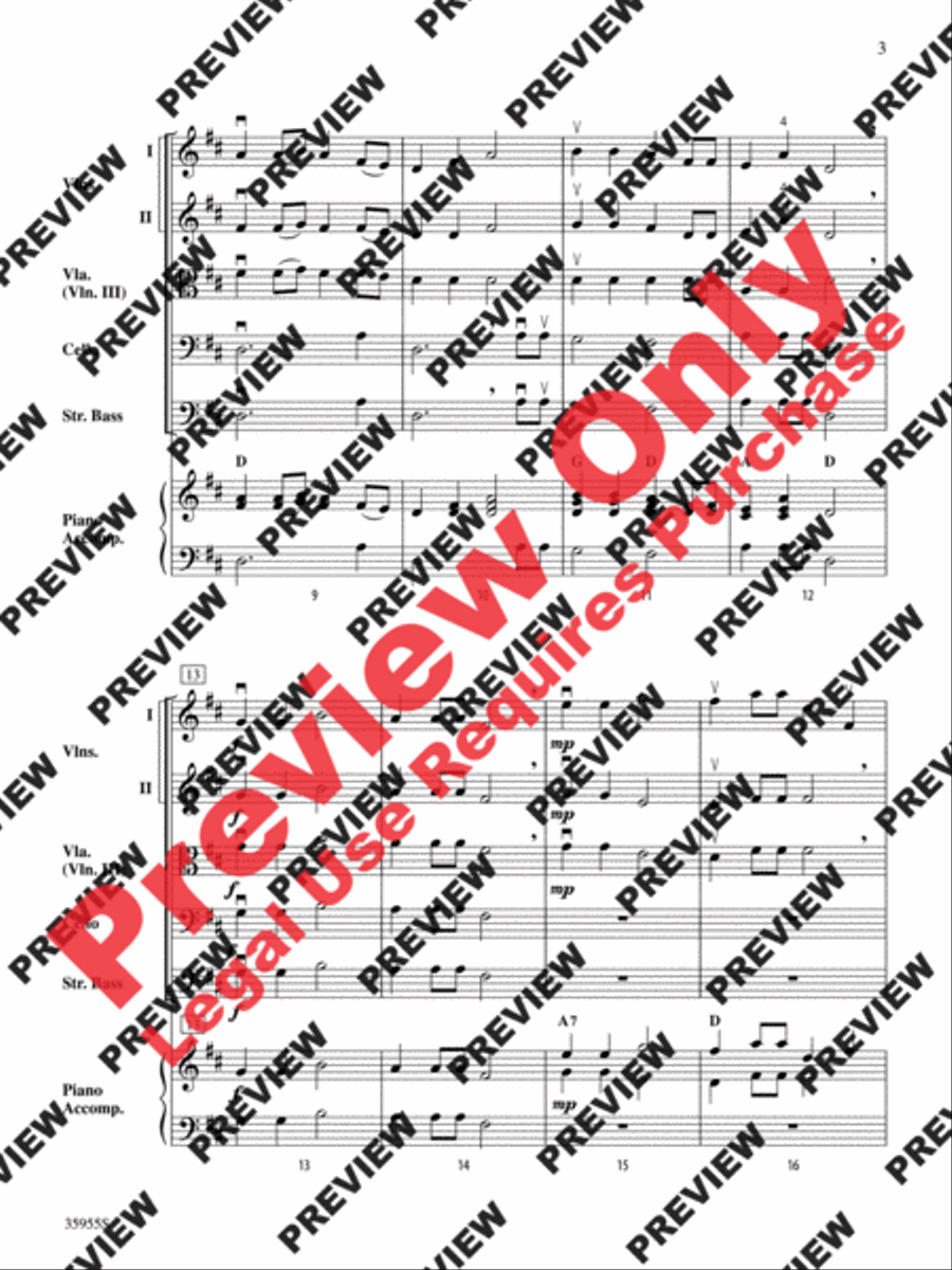 It's Holiday Time String Orchestra scores gallery preview page 4
