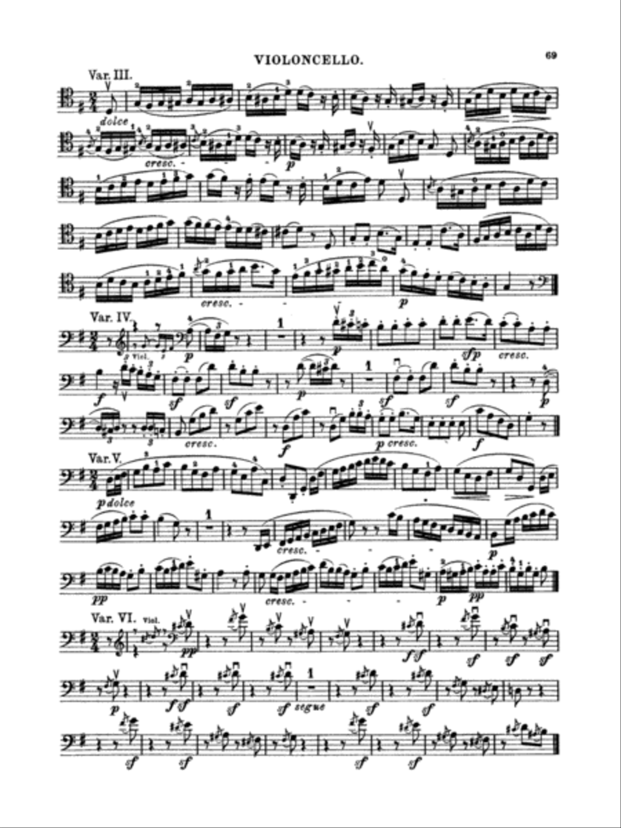 Beethoven: Trio No. 11, Op. 121a, in G Major (for piano, violin, and cello) Piano Trio scores gallery preview page 3